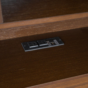Platform Bed With Multi Storage Headboard, USB And Drawers