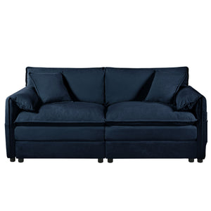 Modern Oversized Loveseat Sofa With Deep Seat And Diy Combination