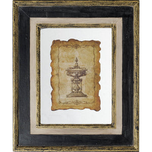 Lucian - Framed Antiqued Sculpture Print