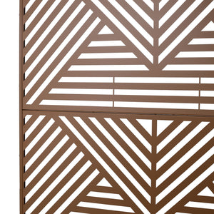 Freestanding Outdoor & Indoor Freestanding Metal Privacy Screen