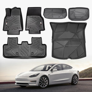 All-Weather TPE Floor Mats for Tesla Model Y 2021-2022
