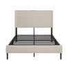 Platform Bed With Metal Frame And Charging Station