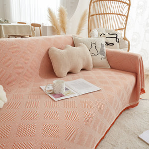 High-Quality Polyester Fabric Sofa Throw, Couch Cover Blanket Throw, Couch Protector for Pets