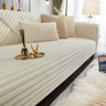 Winter Thickened Rabbit Plush Non-slip Sofa Cushion