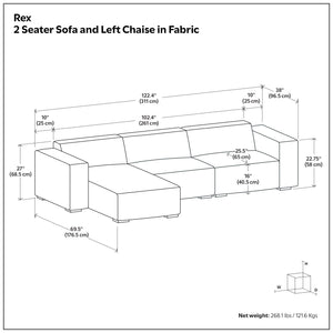 Rex - Handcrafted Sectional Sofa