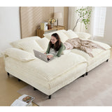 San Jose Four-Position Corduroy Chaise Lounge