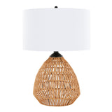 Congo 29" Contemporary Rattan Table Lamp