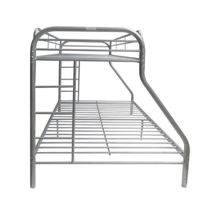 Tritan - Twin / Full Bunk Bed - Silver