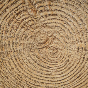 MGO Wood Grain Side Table - Natural