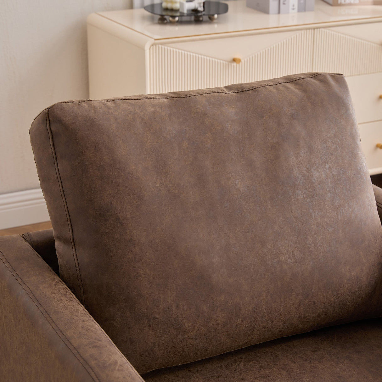 Thornfield Upholstered Square Swivel Accent Chair