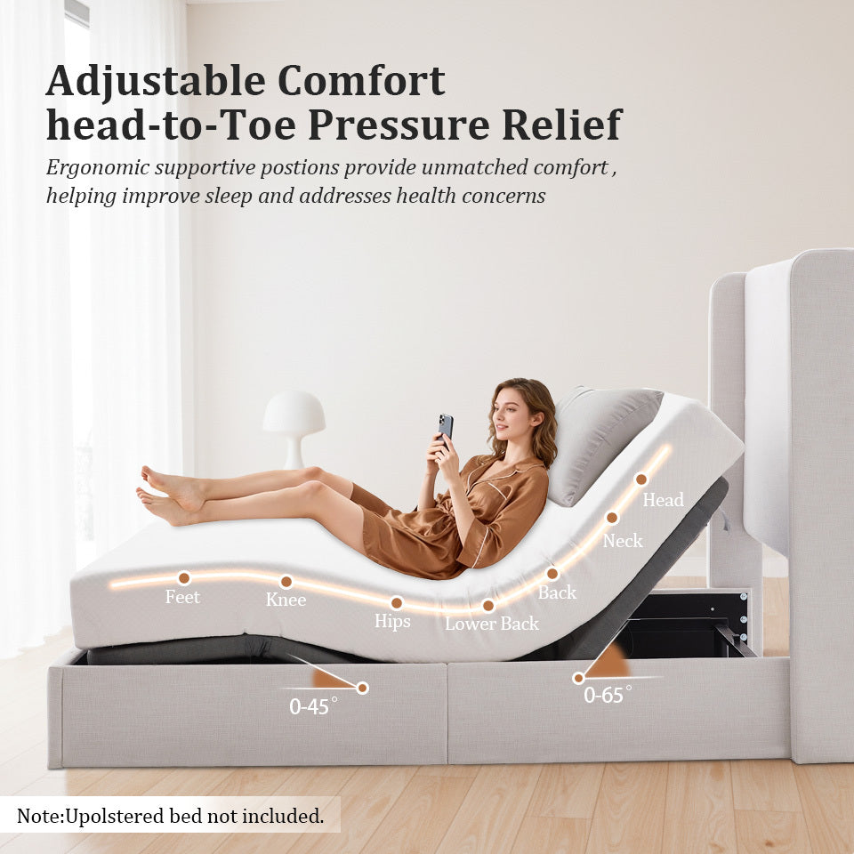 Caron 4.0 Ergonomic Queen Size Adjustable Bed Frame