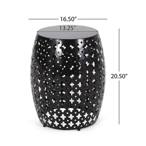 Modern Design, Metal End Table, Large