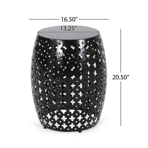 Modern Design, Metal End Table, Large