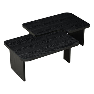 Modern Minimalist Coffee Table Set With Splicing Design