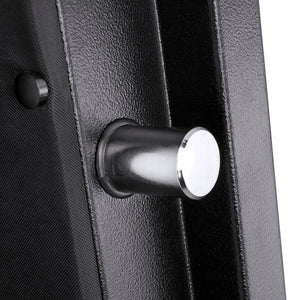Tall Fireproof Protection Safe Vault with Solid Steel Construction - Black