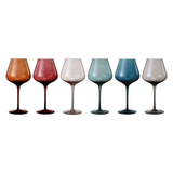 Tonal Stemmed Wine Glassware, Set of 6