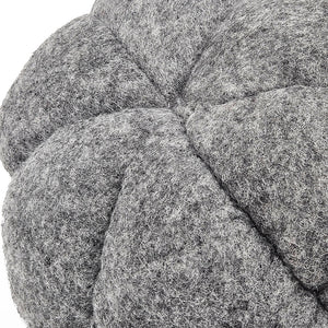 Set of 3 Plush Fabric Pumpkins in Brown