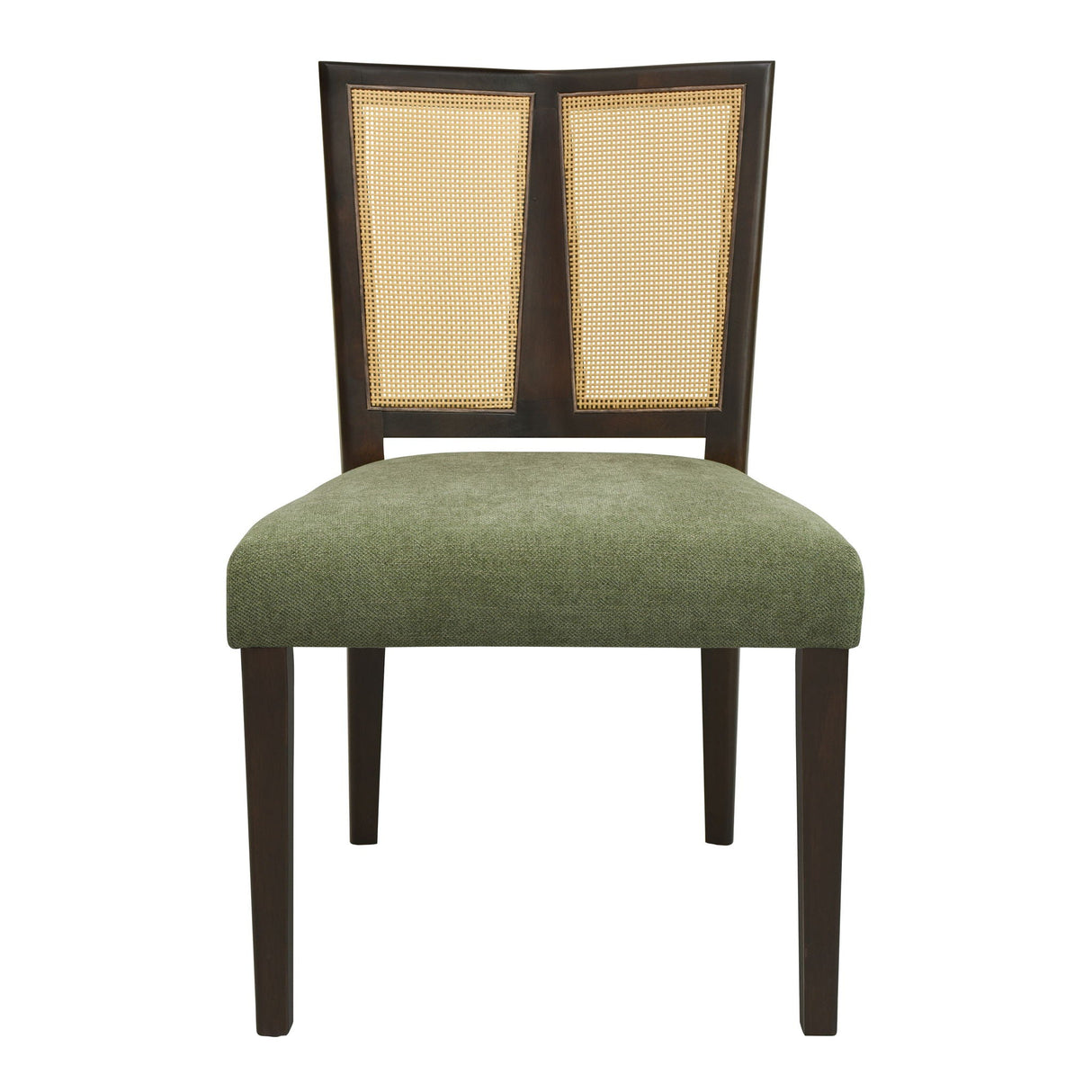 Mid Century Rattan Dining Chair Without Arms Set