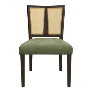 Mid Century Rattan Dining Chair Without Arms Set