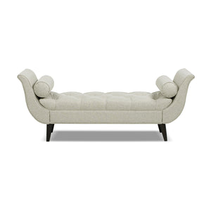 Alma Tufted Flared Arm Entryway Bench