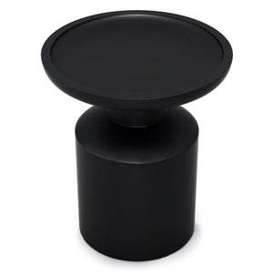 Handcrafted Wooden Accent Table with Sculptural Design - Multiple Colors