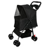 Foldable Pet Stroller for Small Dogs and Cats Under 28 lbs