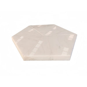 Hexagon Natural Marble Polished Tile For Wall And Floor (Set of 12)