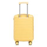14'/20' 2-Piece ABS Spinner Wheel Luggage Set with Combination Lock