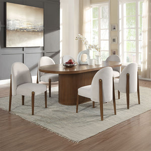 Gamarya - Dining Table - Dark Oak