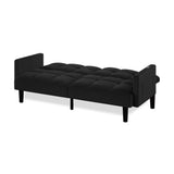 Velvet Futon Couch Convertible Folding Sofa Bed