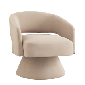 Modern Swivel Barrel Chair
