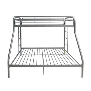 Tritan - Twin / Full Bunk Bed - Silver