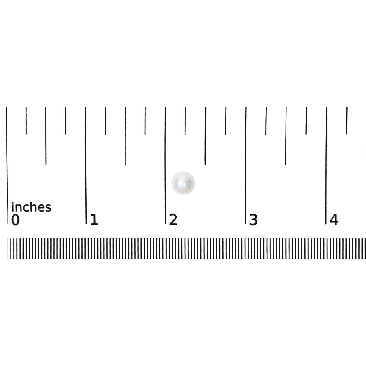 .925 Sterling Silver 7-7.5MM  Cultured Freshwater Pearl Solitaire Stud Earrings
