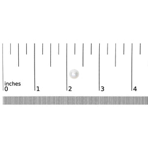 14K Gold Cultured Freshwater Pearl Solitaire Stud Earrings