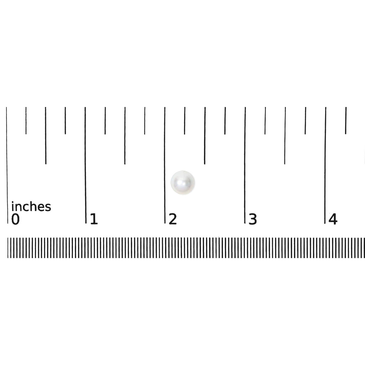 14K Yellow Gold 7-7.5MM Akoya Cultured Pearl Solitaire Stud Earrings