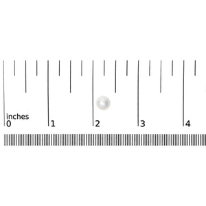 14K Gold Cultured Freshwater Pearl Solitaire Stud Earrings