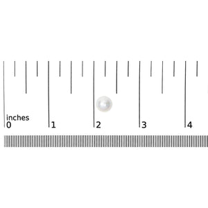 14K Gold Cultured Freshwater Pearl Solitaire Stud Earrings