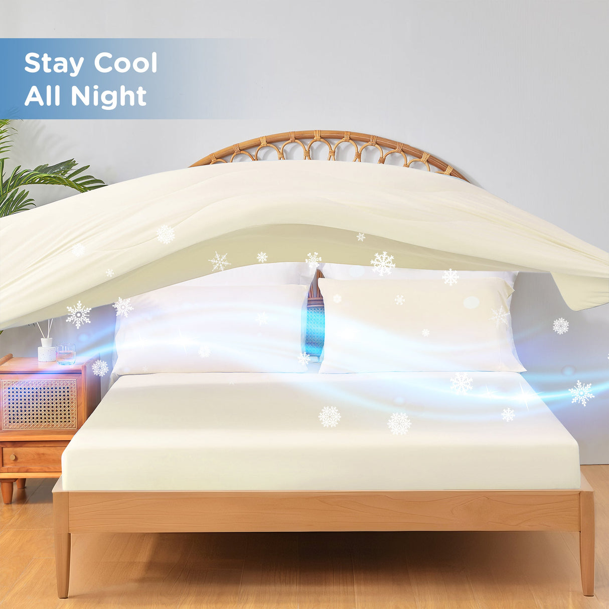 3-Piece King Cooling 3pc Sheet Set