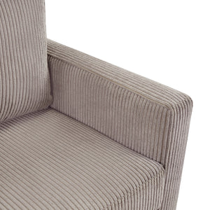 Sleeper Sofa With Foldable Mattress, USB Ports, Side Table & Storage Pocket