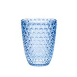 Diamond Cut Acrylic Glasses Drinking Set of 4 (12oz)