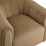 Modern Swivel Club Chair with Premium Velvet