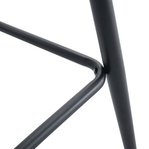 Bar Chair Set Comfortable With Metal Legs And Ergonomic Design