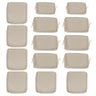 Cushion Covers For 7 Piece Wicker Sectional Sofa, 14 Pack Seat And Back Slipcovers With Zipper