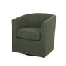 Melodize Swivel Club Chair With Barrel Shape Design