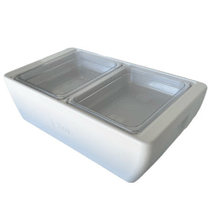 REVO HALF Food Pan Set | Two 1/2 Size Polycarbonate 2.5" deep
