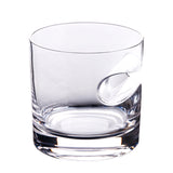 2-Pack Whiskey Glass with Built-in Cigar Rest and Cigar Cutter