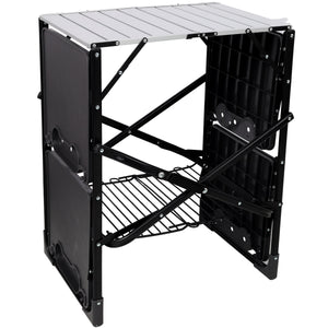 Folding Camping Kitchen Table - Portable Outdoor Cooking Station