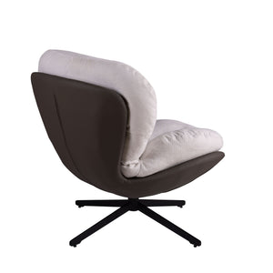 360° Swivel Office Chair, No Wheels
