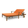 Etherealize - Outdoor Adjustable Double Chaise Lounge With Water Resistant Cushions