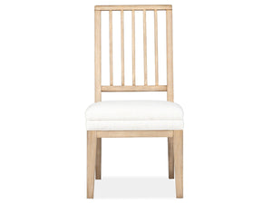Coventry - Upholstered Side Chair With Solid Wood Back (Set of 2) - Honey Wheat
